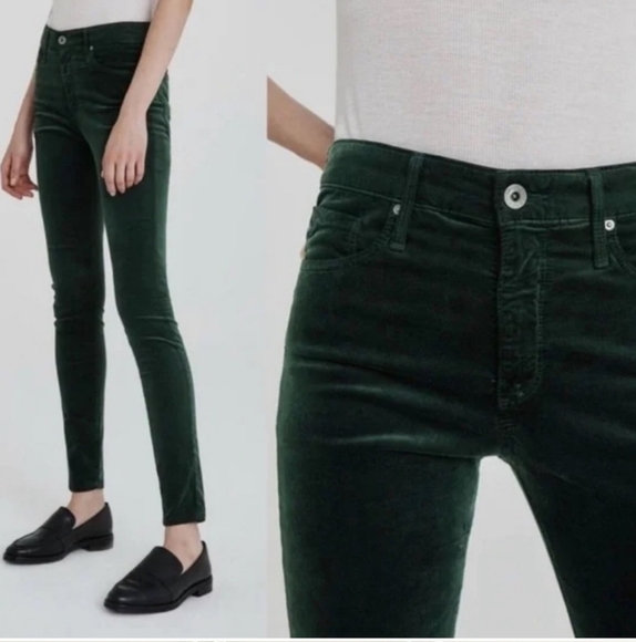 AG Adriano Goldschmied The Leggin Super Skinny velvet corduroy jeans Siz… - Picture 1 of 10